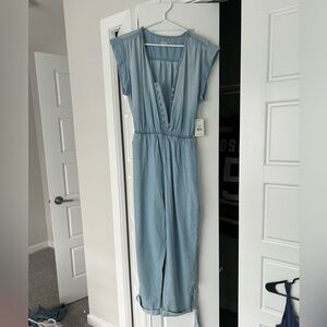 Elegant Blue Women's Romper